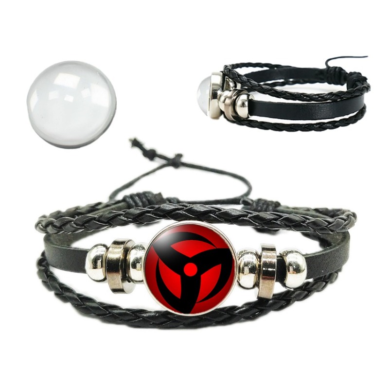 Bracelet de poignet en cuir tr - Anime Cosplay Naruto avis et prix