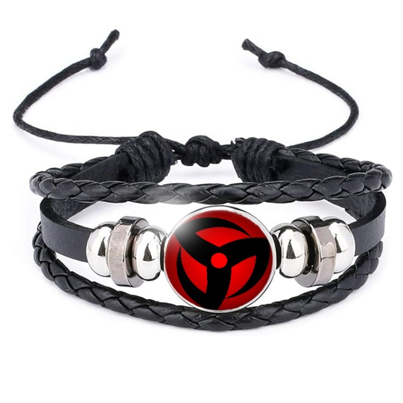 Bracelet de poignet en cuir tr - Anime Cosplay Naruto avis et prix