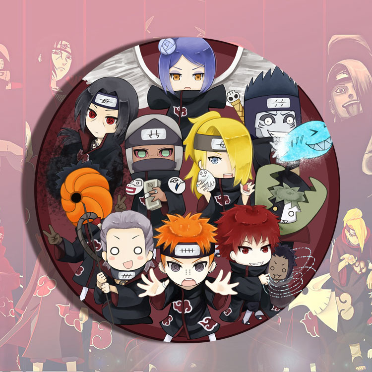Badge, broche et porte-clés en - Anime Cosplay Naruto avis et prix