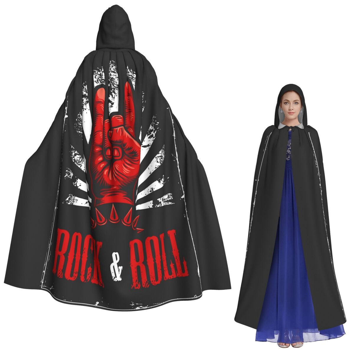 Cape longue à capuche Rock Sta - Cosplay Anime N avis et prix