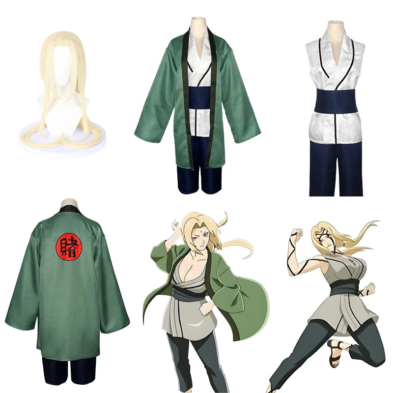 Tsunade Cosplay Costume Anime  - Cosplay Anime Tsunade avis et prix