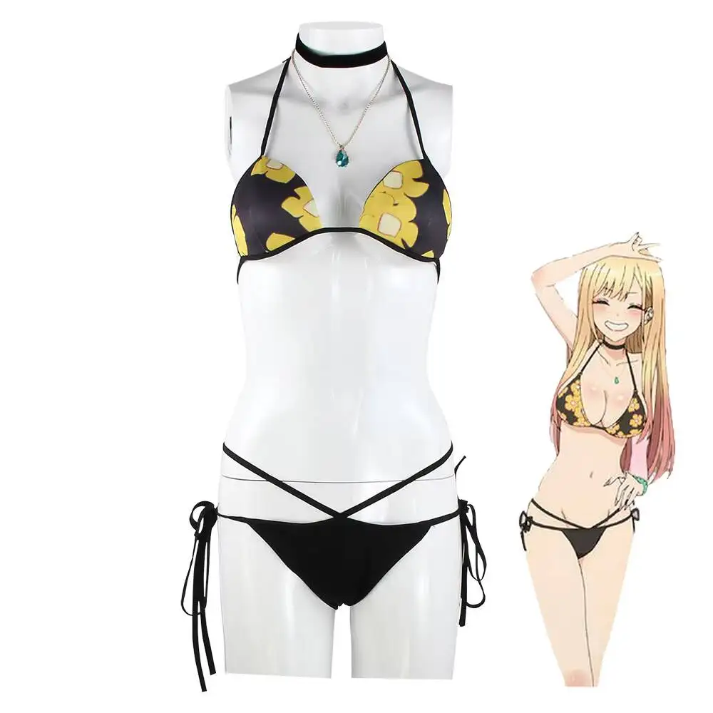 Costume de cosplay bikini Mari - Kitagawa Anime Cosplay avis et prix