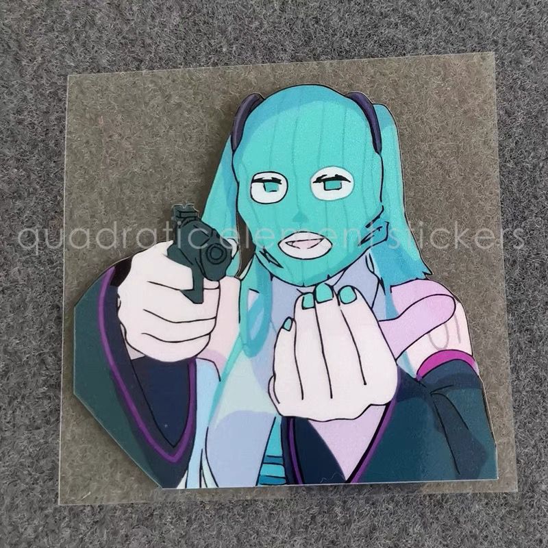 Autocollant Moto Miku Étanche  - Cosplay Anime N avis et prix