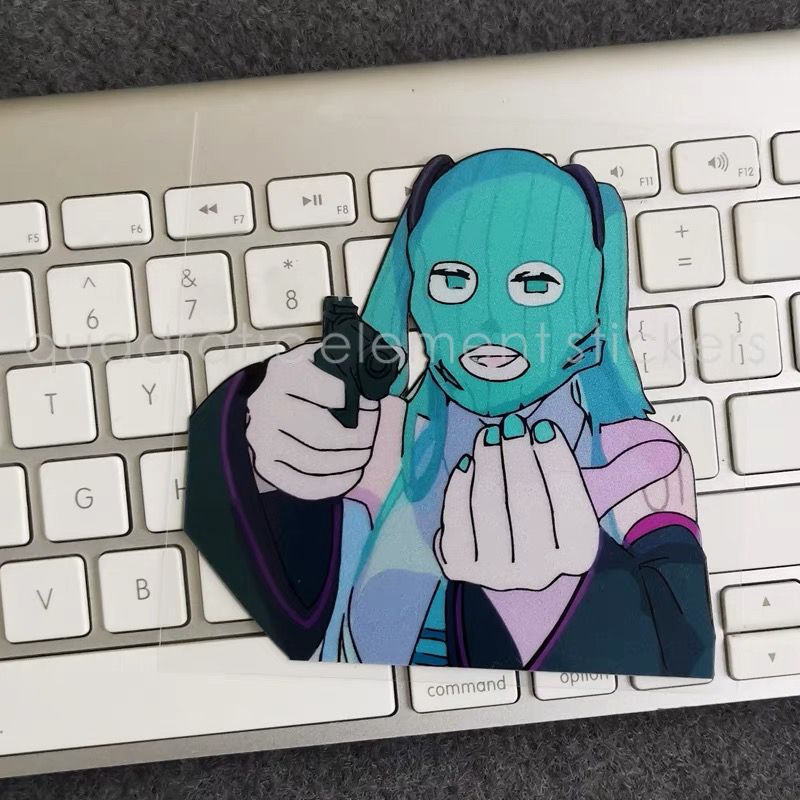 Autocollant Moto Miku Étanche  - Cosplay Anime N avis et prix