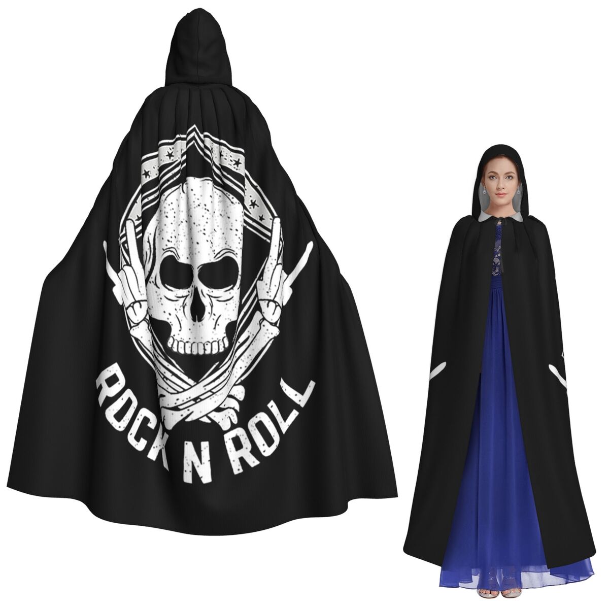 Cape longue à capuche Rock Sta - Cosplay Anime N avis et prix