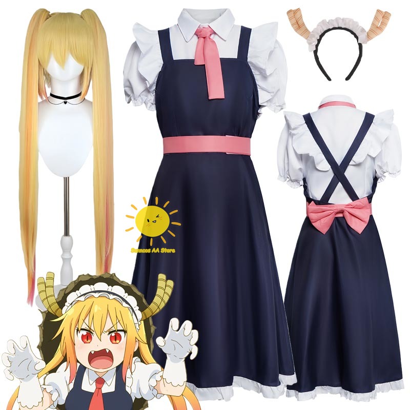 Anime Miss Kobayashi Dragon Ma - Anime Cosplay Maid avis et prix