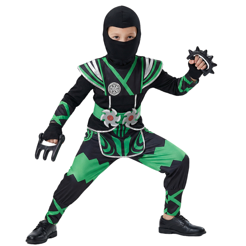 Costume de ninja vert pour enf - Anime Cosplay Ninja avis et prix