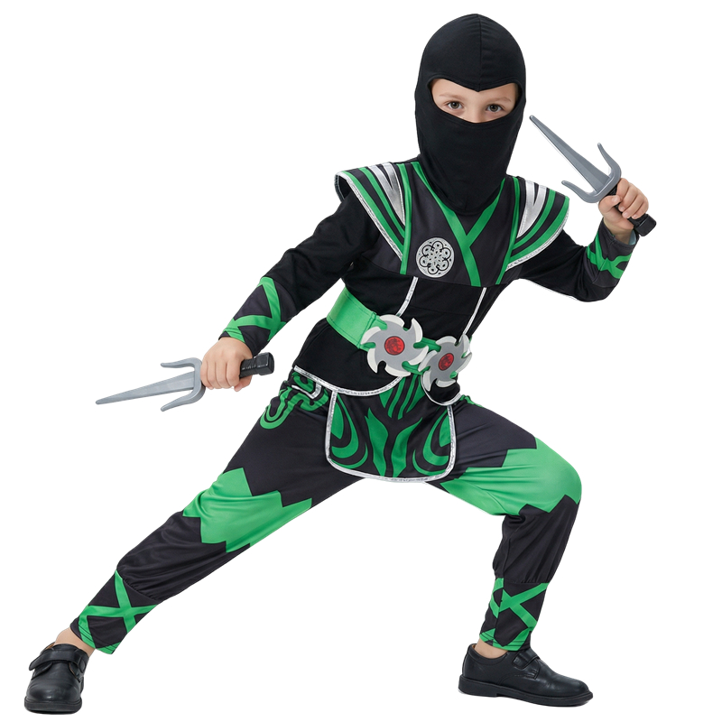 Costume de ninja vert pour enf - Anime Cosplay Ninja avis et prix