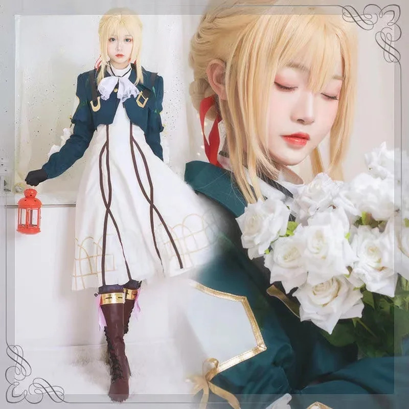 Robe de Cosplay Anime Violet E - Violet Evergarden Dress avis et prix