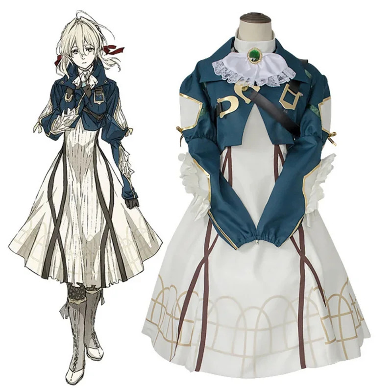 Robe de Cosplay Anime Violet E - Violet Evergarden Dress avis et prix