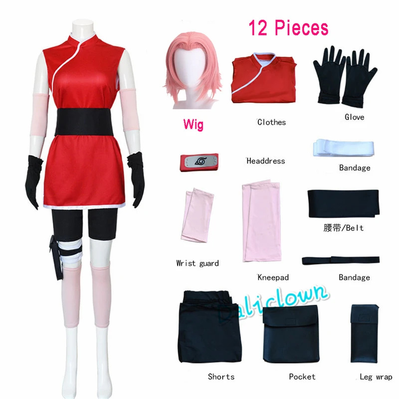 Haruno Sakura Cosplay Shippude - Anime Cosplay Ninja avis et prix