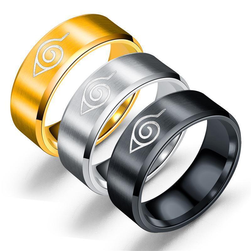 Bague en acier inoxydable et t - Anime Cosplay Naruto avis et prix