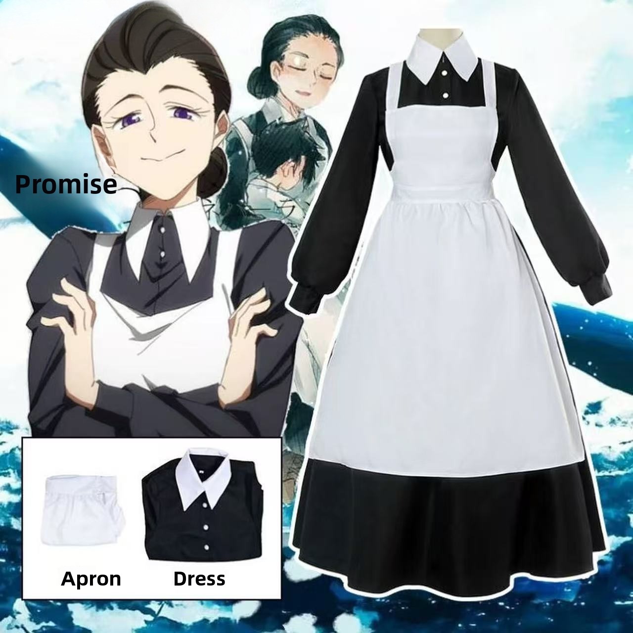 Costume de cosplay Mère Isabel - Anime Cosplay Maid avis et prix