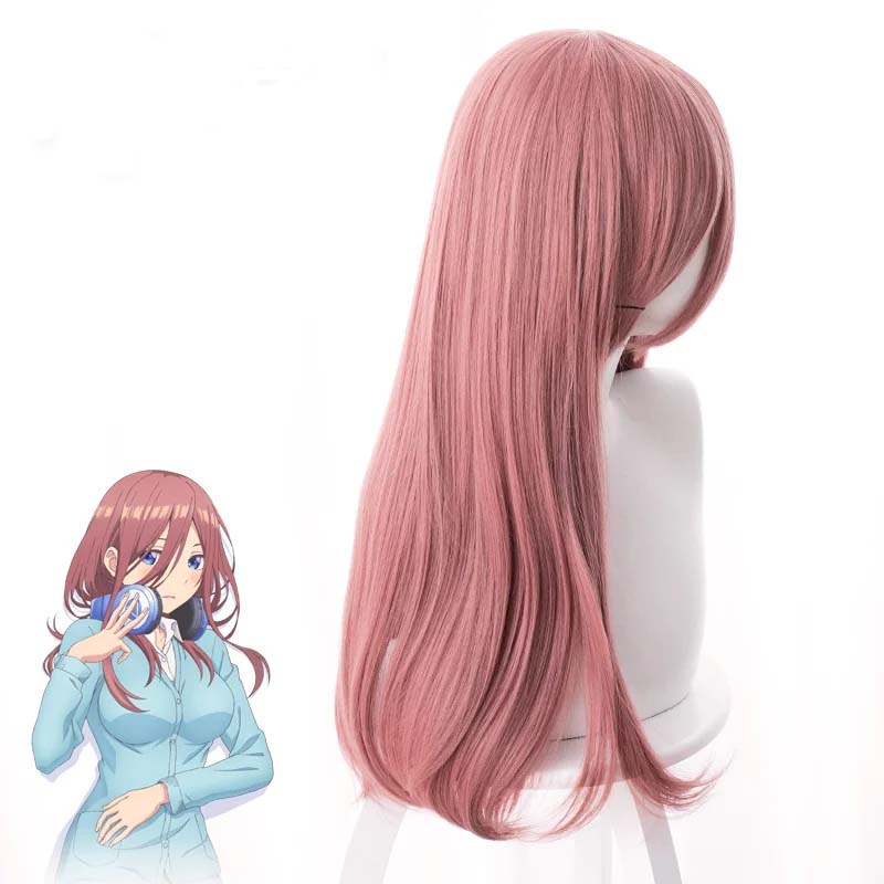 Perruque de cosplay anime rose - Quintuplets Anime Cosplay avis et prix
